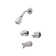 Handle Tub and Shower Dual Function Ceramic Disc Faucet with Trim