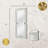 Floor Mirror 72" Rectangular With 3 Colour LED changing light
