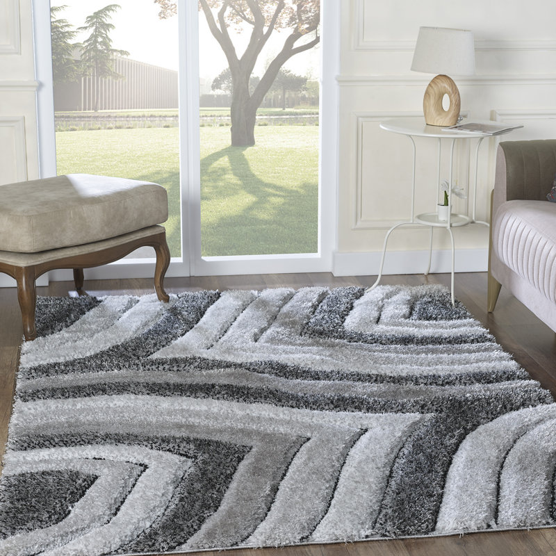 Parmele Performance Abstract Indoor Rug, Rectangle 5' x 7'6"