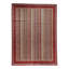 Aryana Wool Striped Area Rug in Red