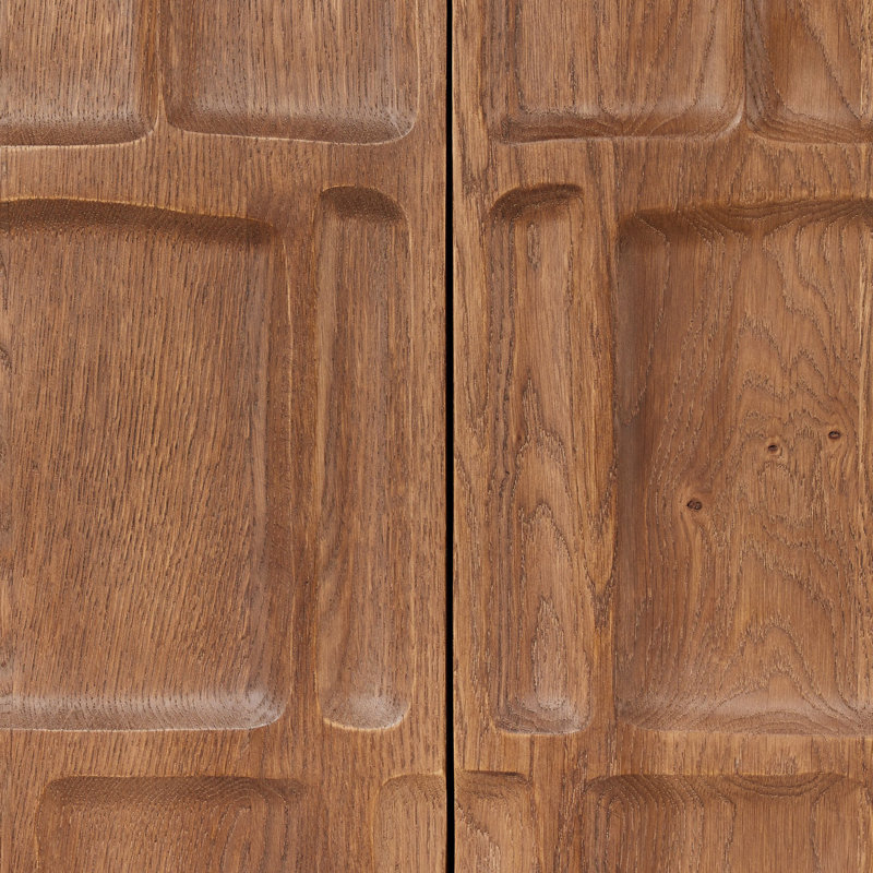 Ezri Cabinet-Black Oak, Brown