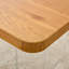 Table de salle à manger moderne et minimaliste en bois moderne avec pieds en acrylique, conception rectangulaire, convenant aux restaurants, salons, cuisines, disponible en blanc + panneau de fibres à densité moyenne et bois et panneaux de fibres à de