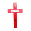 Support mural en bois d'acajou rouge 7 x 12 po