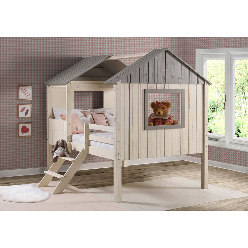 Schlenker Full Solid Wood Platform Loft Bed by Zoomie Kids