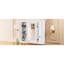 Armoire murale de salle de bain avec miroir, armoire murale avec tablettes, armoire de rangement pour salle de bain