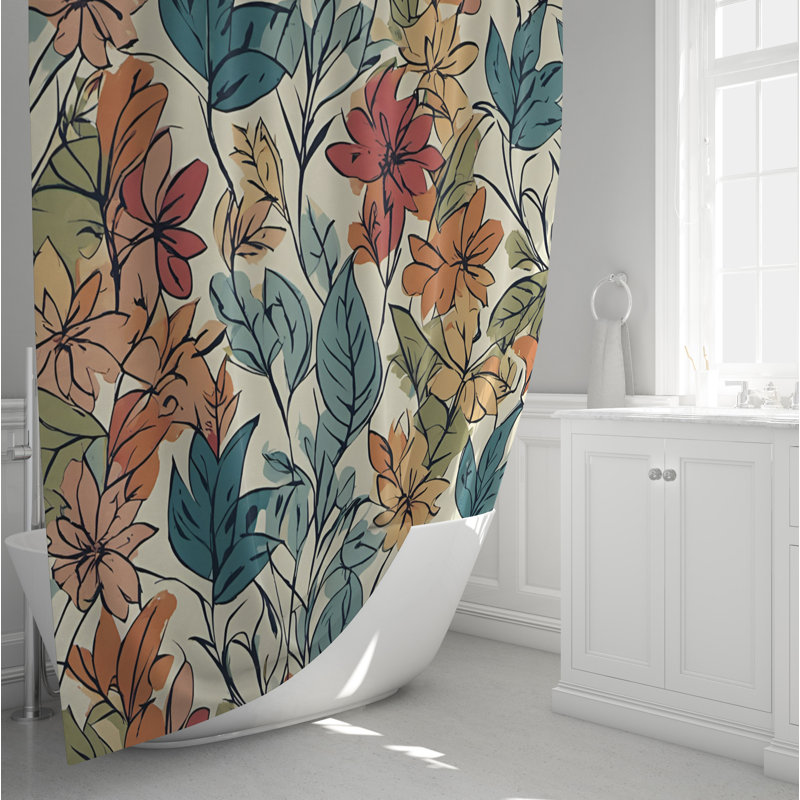 Rideau de douche Alderfield, H 72 po x l 70 po