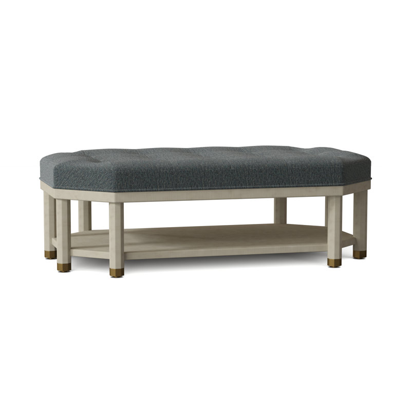 Libby Langdon Novelty Ottoman, Alabaster (3157 73), Espresso