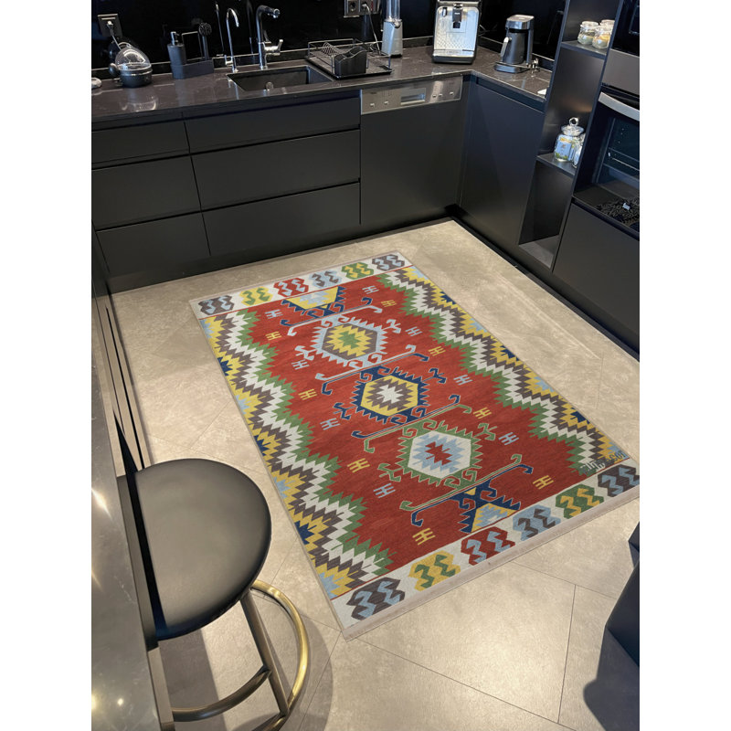 Tapis rectangulaire Vittorina, Rectangle 2 pi 8 po x 5 pi