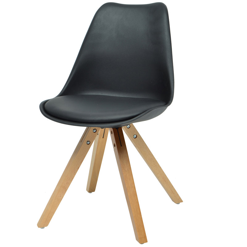 Chaise d’appoint verga, Noir