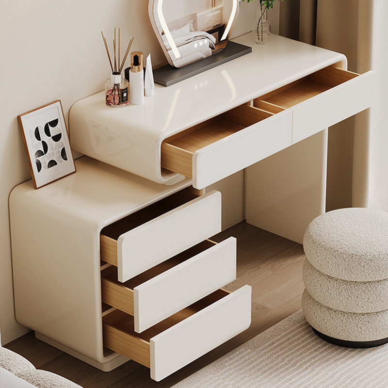 Makeup Vanity with Light mirror,5 drawers