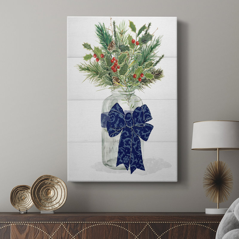 Evergreen Chinoiserie - galerie Cavas sur mesure, H 18 po x l 12 po