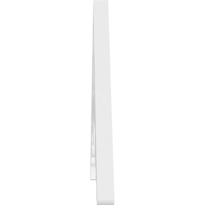 Gable en PVC de qualité architecturale Vienna, 60 po x 15 po x 1 po, 5 / 12, Plastique