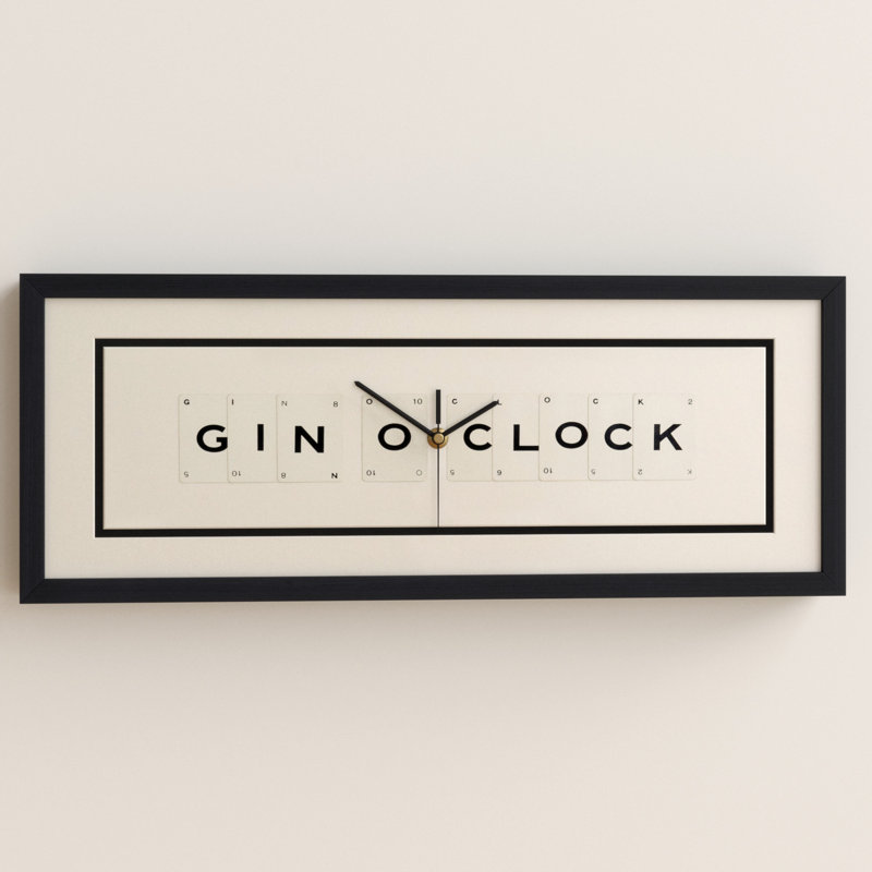 Bibeau Wood Wall Clock
