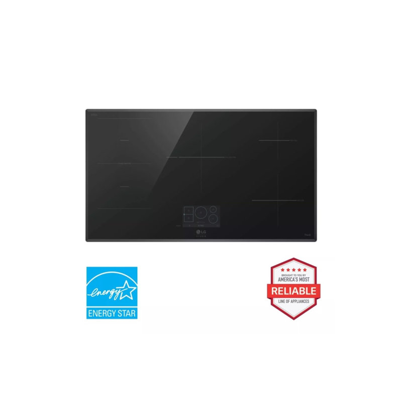 LG STUDIO 36” Induction Cooktop With 5 Burners And Flexible Cooking Zone