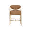 HELOISE Upholstered Stool with Metal Frame-602130928-602130933