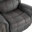 Fauteuil inclinable manuel en daim de 40,75 po de largeur
