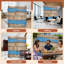Cloison pliante 4 panneaux paravent Royal Rustic