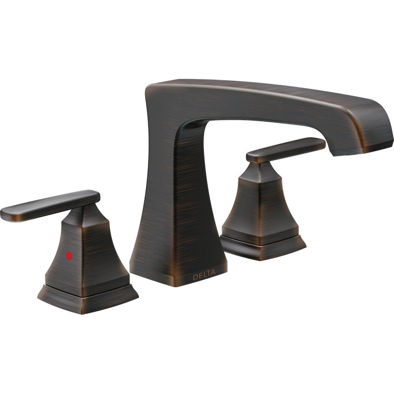 Ashlyn Double Handle Deck Mounted Roman Tub Faucet Trim, Venetian Bronze