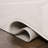 Banesa MidCentury Scandinavian Abstract Sun Two-Tone High-Low White/Cream Rug-869449822