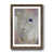Papier, cadre noyer