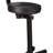 Backed Adjustable Height Active Stool with Removable Casters/Wheels