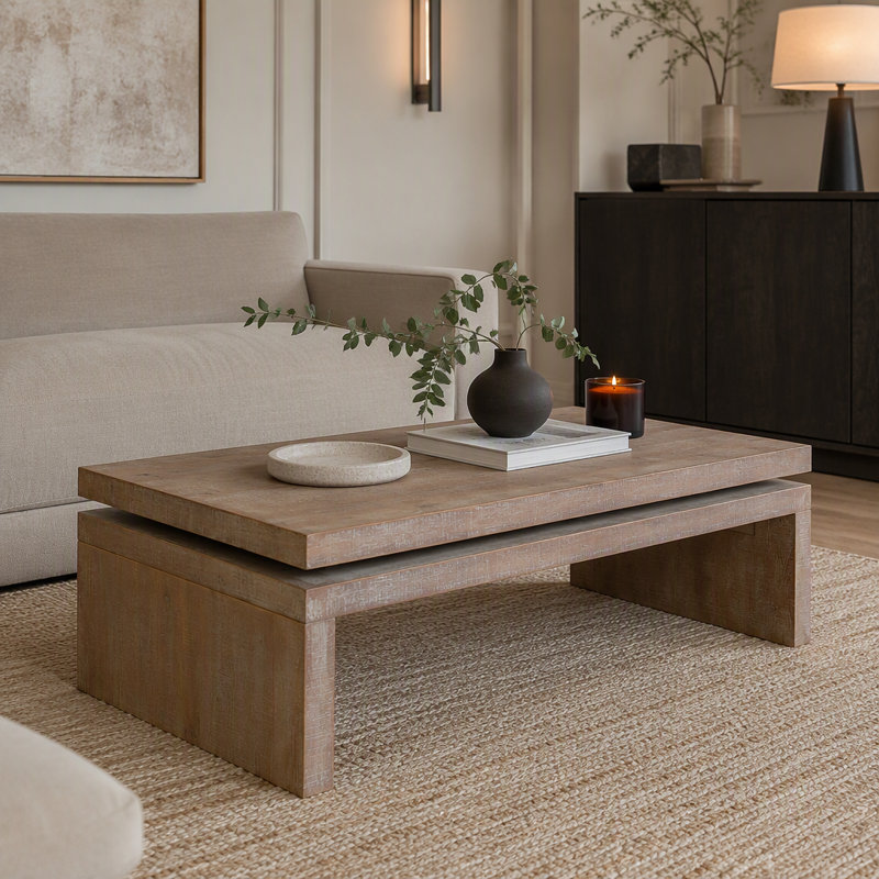 Table basse moderne, Naturel