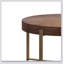 Table basse épissée moderne rétro avec plateau en bois de sapin et pieds croisés-1768065745