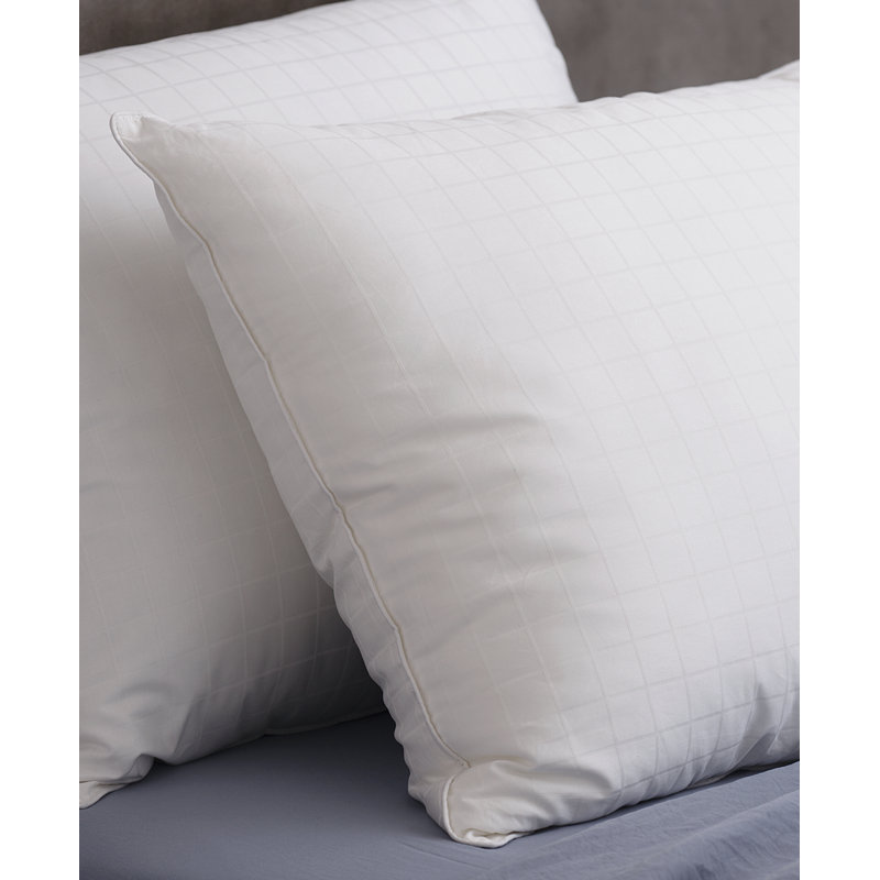 Coussin Hyndman, 20 po x 36 po, Blanc