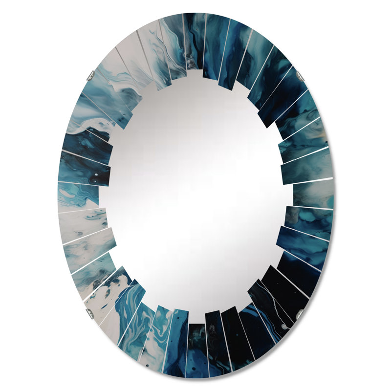 Miroir mural Teal, 30 po x 20 po