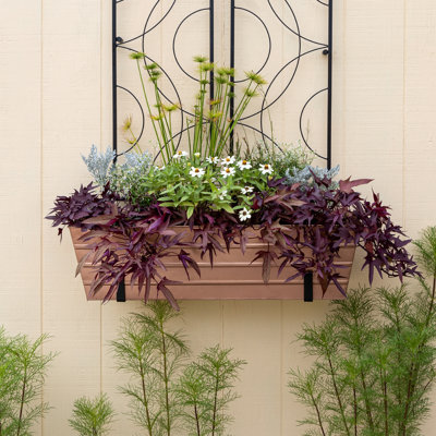 Norela Metal Window Box Planter