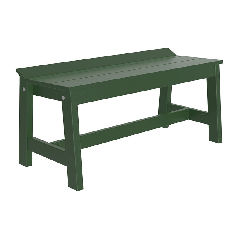 Banc de pique-nique en plastique Glenarm Café, Vert