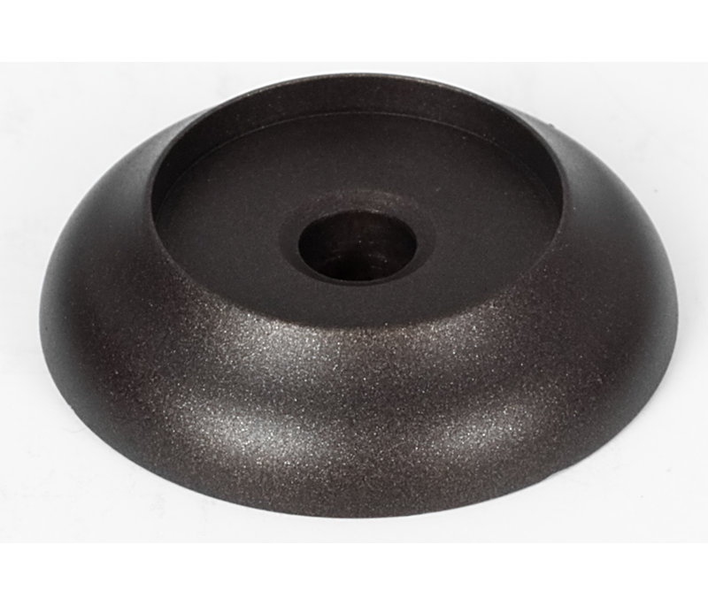 Metal Knob Backplate, Chocolate Bronze