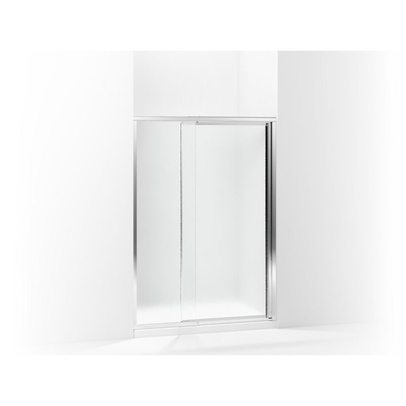 Vista Pivot II 48" x 65.5'' Pivot Shower Door, Silver
