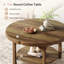 Four Leg Coffee Table with Storage