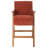 Kyajah Upholstered Counter Stool with Arms-1326382101