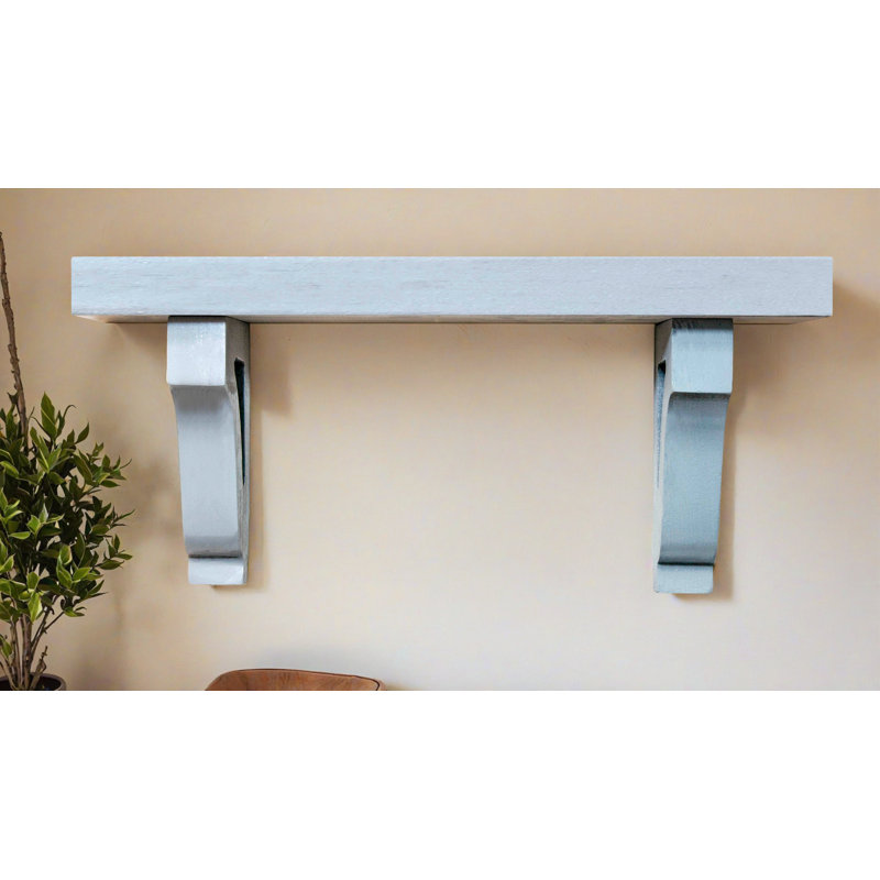 2" Shelves/W Corbels, 11" H x 51" W x 8" D
