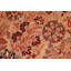Tapis brun en laine à motif floral fait à la main 6 pi x 9 pi 2 po Cosgrove