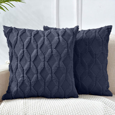  Set of 2 Throw Pillow With Inserts– 18"x18" Decorative Throw Pillow Full Set