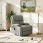 79cm Wide Chenille Glider Standard Recliner with Massager-1340924657