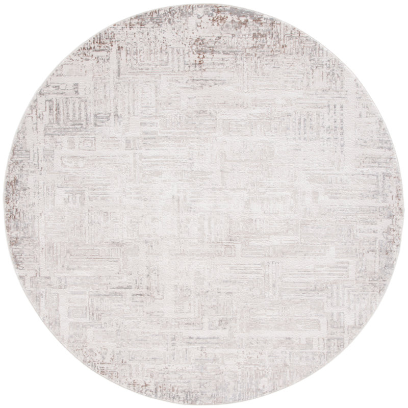 Anaylah Performance Abstract Rug, Round 6'7"
