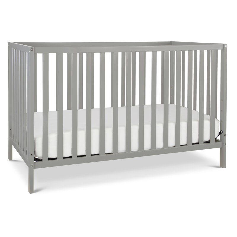Union 4-in-1 Convertible Crib, Gray
