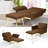 Siemon Velvet Accent Chair with Ottoman-954392199