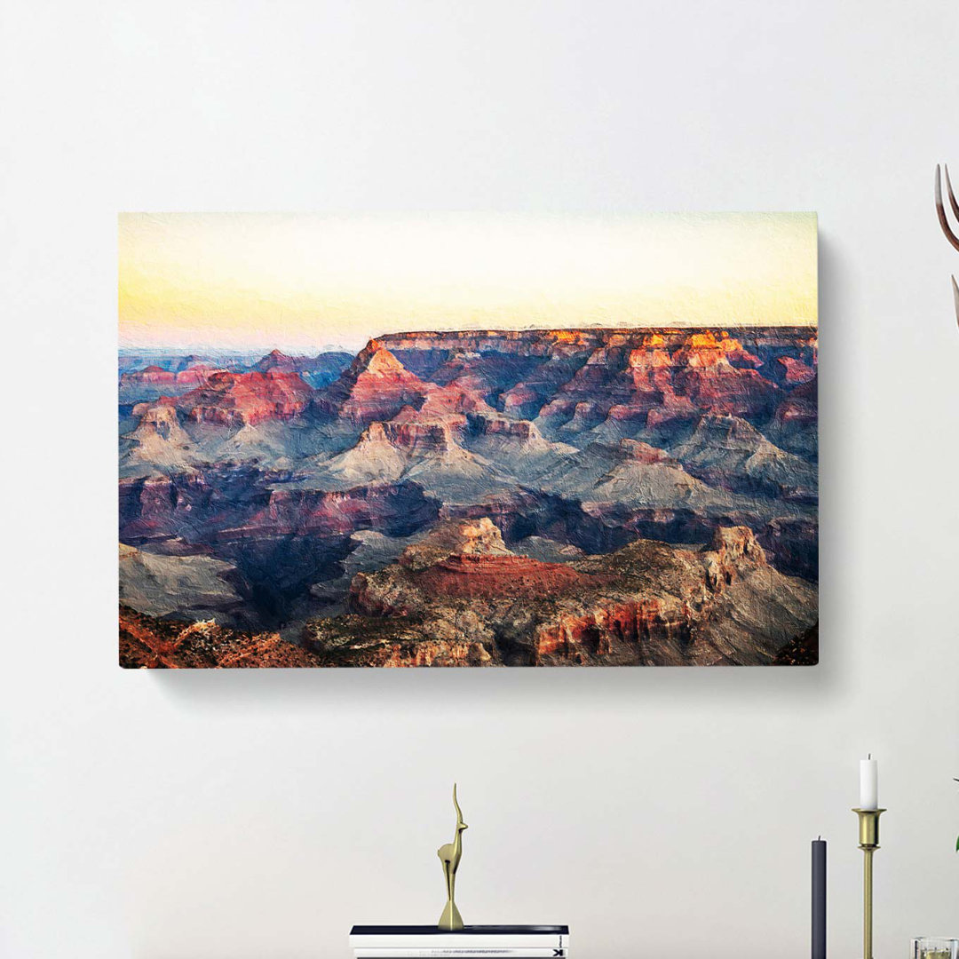 The Grand Canyon Arizona by - Wrapped Canvas Painting Print