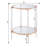 Carolina Acrylic Glass Round End Table-1296076475