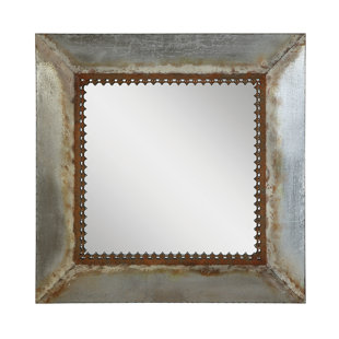 Metal Flat Wall Mirror