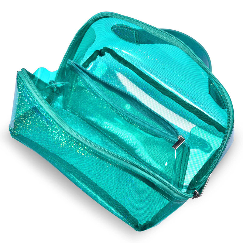 Meleny Plastic Makeup Organizer, Green
