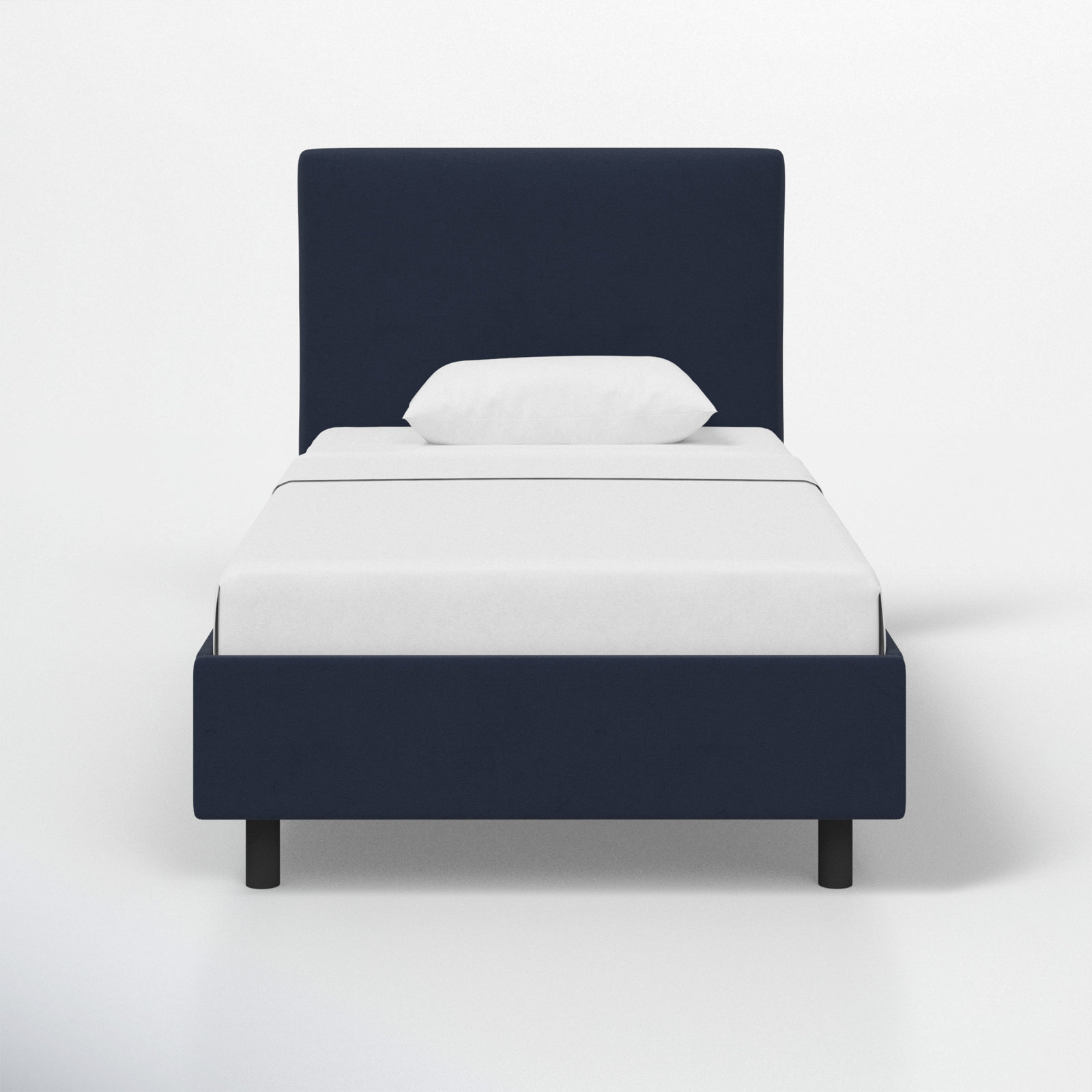 Sawyer Platform Bed, Twin, Classic Ink Performance Velvet
