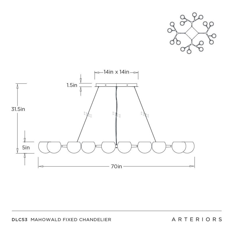 Mahowald Fixed Chandelier