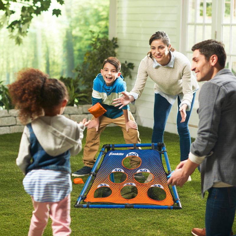 Multi-color PVC Bean Bag Toss Game Set with 6 Holes