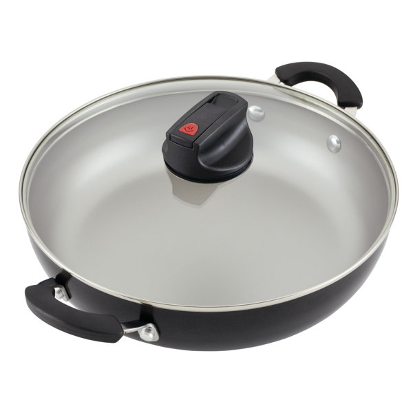 Farberware Dishwasher Safe Nonstick Jumbo Cooker Chef's Pan with